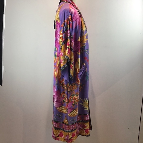 Rachel Rachel Roy Japanese inspired print reversible kimono with sash sz… - Picture 7 of 14